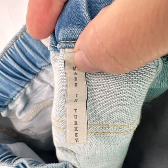 One Teaspoon Pacifica Luxe Stretch Drawstring Boyfriend Pull On Jeans XS - Picture 4 of 13